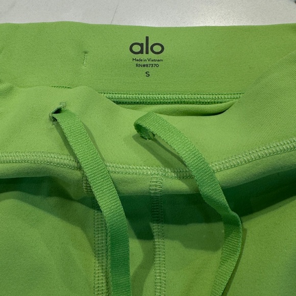 7/8 High-Waist Checkpoint Legging Size SMALL Green Apple - Picture 3 of 6